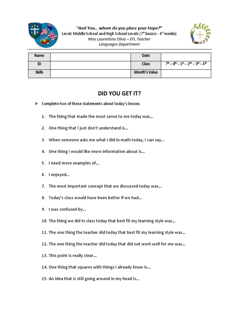 Closure Questions | PDF