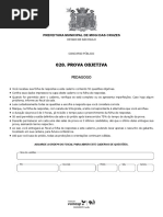 prova prefeitura de mogi das cruzes  - pedagogo