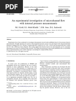 An Experimental Investigation of Microchannel Flow With Internal Pressure Measurements 2005 International Journal of Heat and Mass Transfer