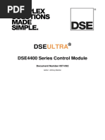 Ultra: DSE4400 Series Control Module