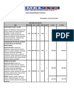 Tarifa Mantenimiento Equipos