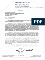 Phillips Reprimand Letter