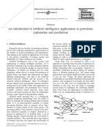 An Introduction To Artificial Intelligence Applications in Petroleum Exploration and Production