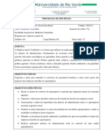 VET 231 - Administração e Economia Rural