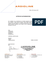 Letter of Authorization: CAR010Ll NE