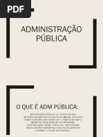 Administração Pública