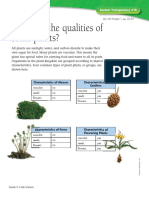 What Are The Qualities of Some Plants?: Characteristics of Mosses Characteristics of Conifers