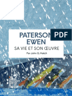 Paterson Ewen: Sa Vie Et Son Œuvre