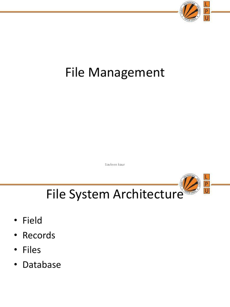 A45340830 - 23796 - 31 - 2019 - FIle Management1 | PDF | Computer File ...