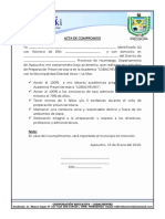 Acta de Compromiso PDF