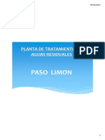 Tratamiento de Aguas Residuales PASO LIMON