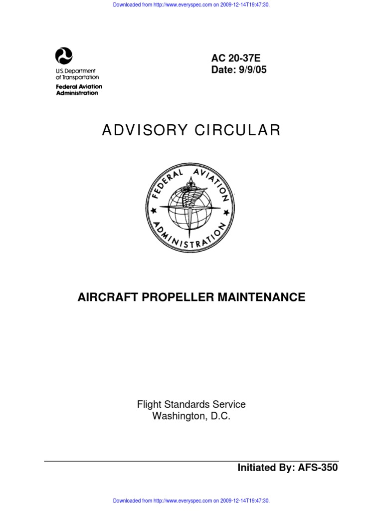 Aircraft Propeller Maintenance PDF Propeller Corrosion
