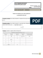 03 - Ficha de Estatistica