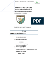 Proyecto Sana Tentacion Inv. de Mercados PDF