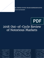 2018 Notorious Markets List