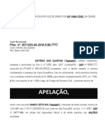 Apelacao Razoes Cartao Credito Preliminar Nulidade Cerceamento Defesa 