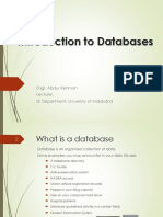 Introduction to Databases for Beginners
