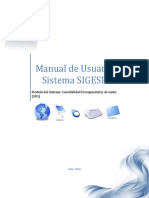 Manual de Usuario Sistema SIGESP - Contabilidad Presupuestaria de Gasto