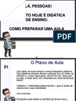 Aula Sobre Planejamento Didático