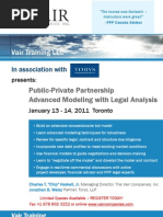 Download Public-Private Partnership Advanced Modeling with Legal Analysis - Toronto by The Vair Companies SN40774673 doc pdf