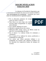 Aviso Eleccion de Asignaturas en Siga 2017-II