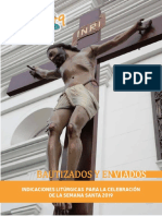 Indicaciones Litúrgicas, Semana Santa 2019