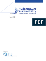 Hydropower Sustainability Assessment Protocol - July 2018 PDF