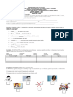 Evaluacion de Castellano Del Premedico