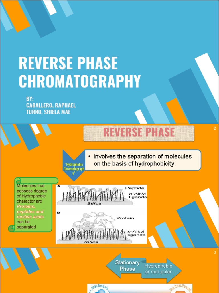 Reverse Phase Chromatography PDF Elution Chromatography