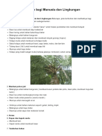 Manfaat Tumbuhan Bagi Manusia Dan Lingkungan - Ilmu Pengetahuan Alam PDF