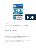 Apostila Concurso UFRN 2019 Assistente Em Administração PDF Download