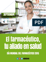 Cartel por el día Mundial del Farmacéutico