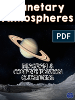 Solar System Planets Diagram and Comprehension Questions