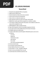 Diesel Fuel Storage and Handling SOP | PDF | Diesel Fuel | Emergency