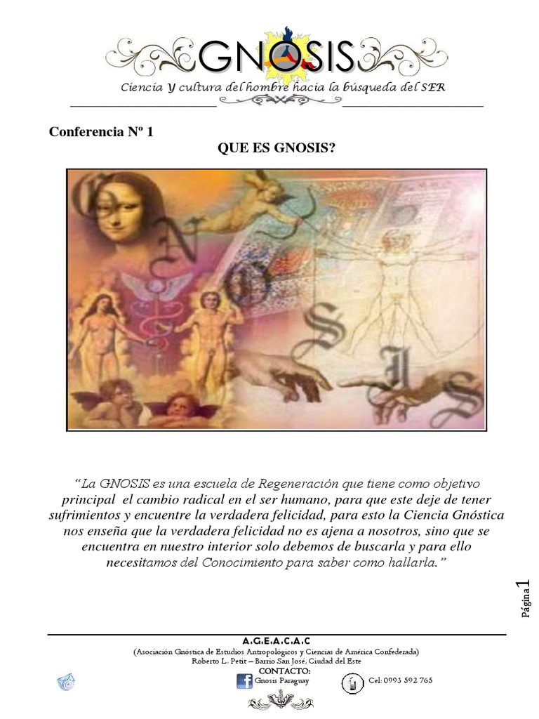 1 que es GNOSIS Esoterismo occidental Alma