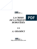 La Crisis De La Pequena Burguesia - Gramsci.DOC