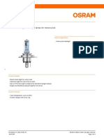 Product Datasheet: X-RACER - Halogen Headlight Lamps For Motorcycles