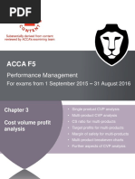 Chapter 3 CVP Analysis