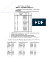 Ejercicios Estadística SEGUNDA UNIDAD