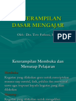 Keterampilan Membuka Dan Menutup Pelajaran