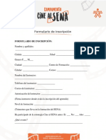 Formulario Cine Al SENA PDF