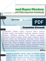 International Buyers Directory Global World Wide Importers Database PDF