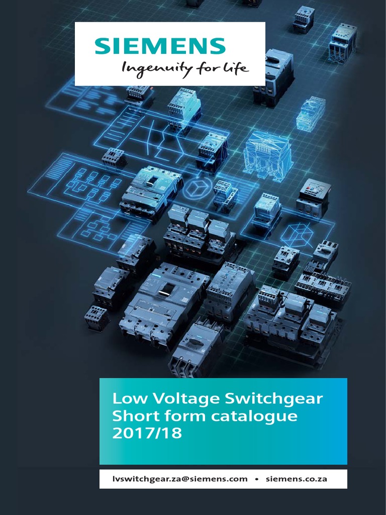2017 - 18 Siemens Shortform Catalogue PDF | PDF | Alternating Current |  Direct Current