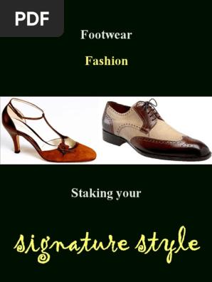 Footwear fashion - Staking your signature style (Free book)