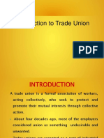 Introduction To Trade Union