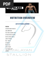 Nutrition Plan the Blade 12 Weeks by Jeet Selal 4