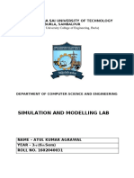 Simulation and Modelling Lab: Veer Surendra Sai University of Technology