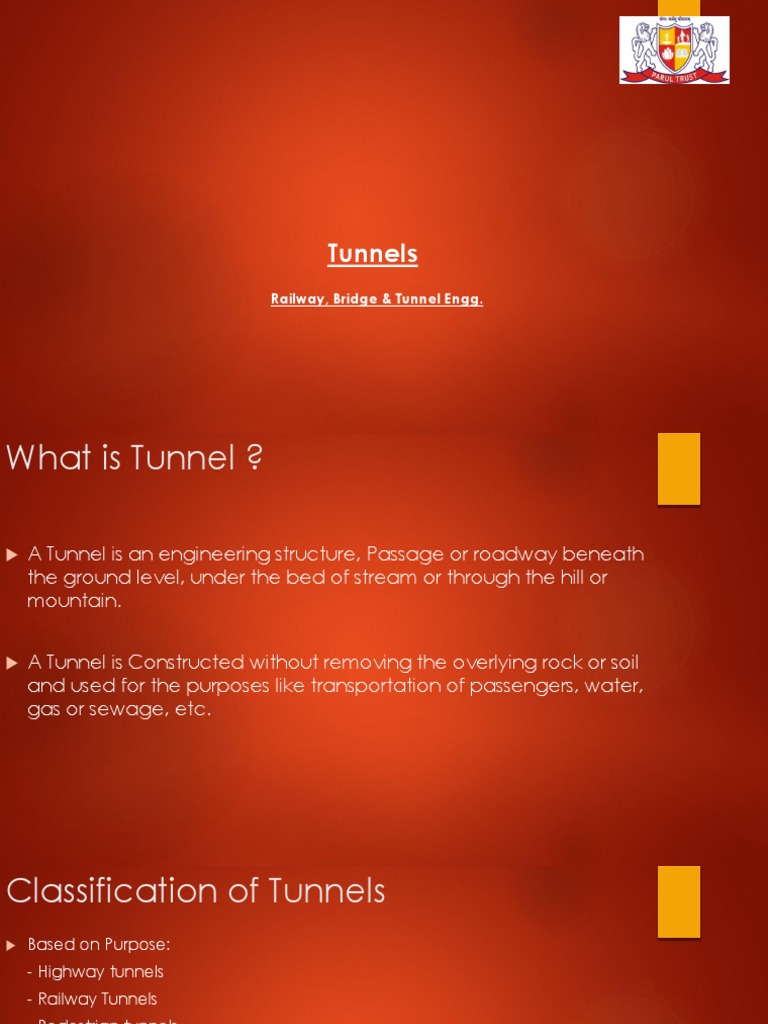 Polycentric Tunnel Shapes Explained | PDF | Tunnel | Ventilation ...