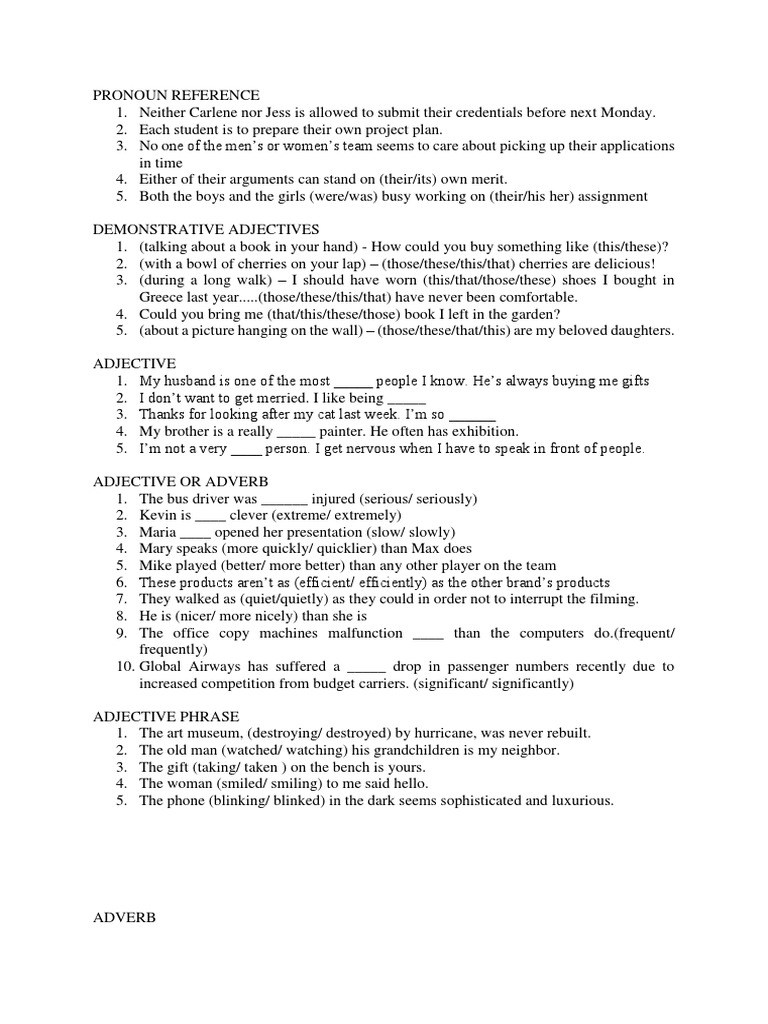 Mixed Exercise 7-14 | PDF | Language Arts & Discipline | Art