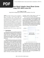 Design of A Sensor-Based Adaptive Smart Home System Using NXP ARM Cortex-M3